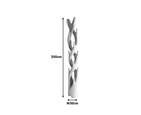 Καλόγερος Joint pakoworld suar ξύλο σε φυσική απόχρωση 30x30x200εκ - ΚΑΛΟΓΕΡΟΙ - ΚΡΕΜΑΣΤΡΕΣ στο Milonadakis.gr