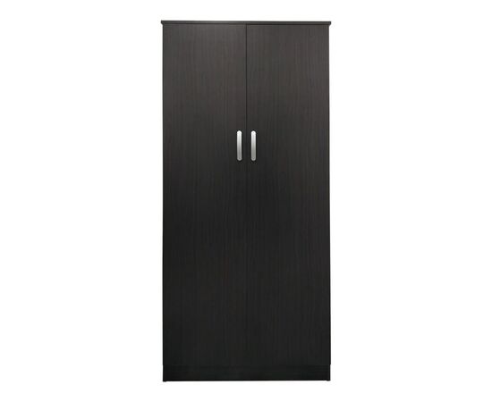 Ντουλάπα δίφυλλη Lego pakoworld σε wenge απόχρωση 80x42x180εκ - ΝΤΟΥΛΑΠΕΣ στο Milonadakis.gr