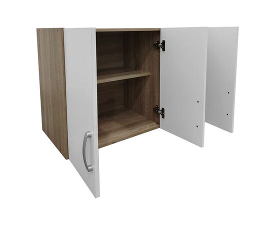 Πατάρι ντουλάπας τρίφυλλο Lego pakoworld σε oak-λευκή απόχρωση 90x41.5x60εκ - ΝΤΟΥΛΑΠΕΣ στο Milonadakis.gr