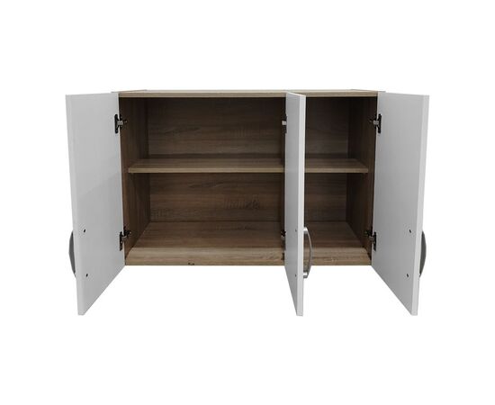 Πατάρι ντουλάπας τρίφυλλο Lego pakoworld σε oak-λευκή απόχρωση 90x41.5x60εκ - ΝΤΟΥΛΑΠΕΣ στο Milonadakis.gr