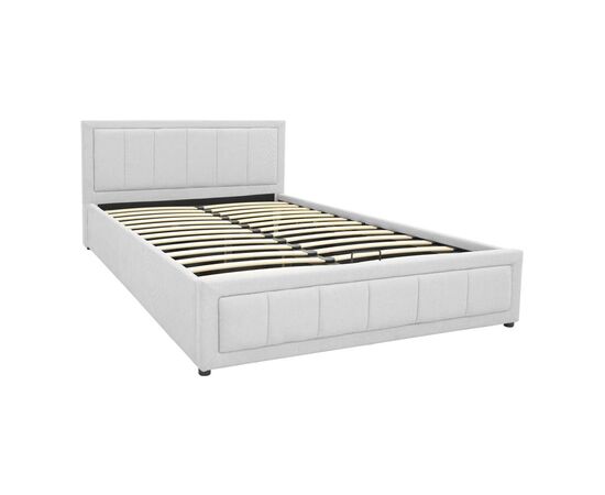 Κρεβάτι Huga pakoworld με αποθηκευτικό χώρο ύφασμα γκρι 160x200εκ - ΚΡΕΒΑΤΙΑ στο Milonadakis.gr