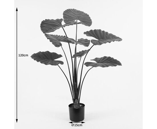 Διακοσμητικό φυτό σε γλάστρα Alocasia Inart πράσινο Φ90x120εκ - ΤΕΧΝΗΤΑ ΦΥΤΑ στο Milonadakis.gr