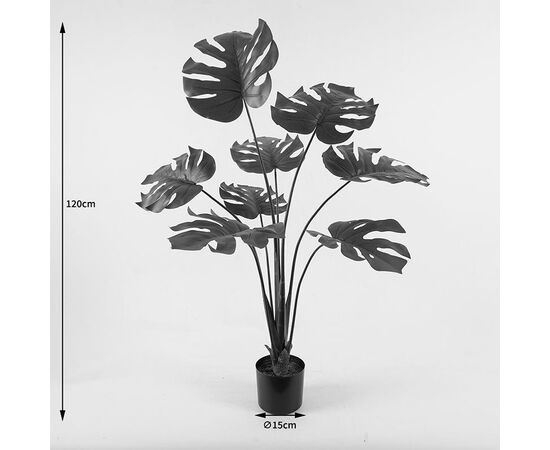 Διακοσμητικό φυτό σε γλάστρα Deliciosa Inart πράσινο Φ94x120εκ - ΤΕΧΝΗΤΑ ΦΥΤΑ στο Milonadakis.gr