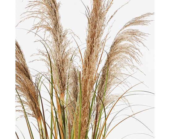 Διακοσμητικό φυτό σε γλάστρα Bulrush Inart  Φ65x120εκ - ΤΕΧΝΗΤΑ ΦΥΤΑ στο Milonadakis.gr