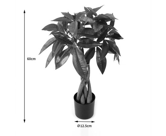 Διακοσμητικό φυτό σε γλάστρα Pachira Inart πράσινο Φ40x60εκ - ΤΕΧΝΗΤΑ ΦΥΤΑ στο Milonadakis.gr