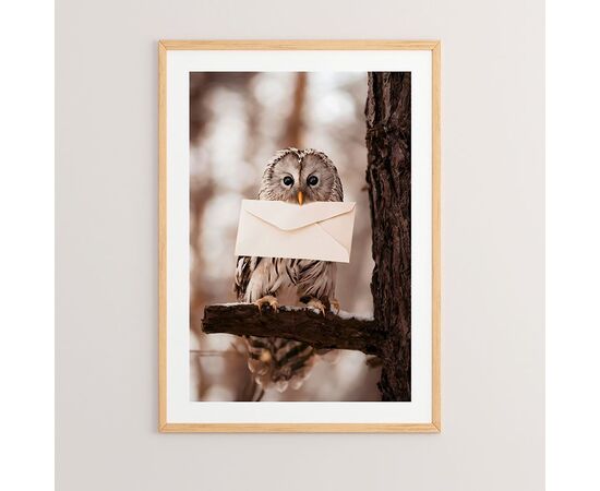 Πίνακας Owlyne pakoworld με ψηφιακή εκτύπωση και πλαίσιο 33x1.5x48εκ - ΠΙΝΑΚΕΣ στο Milonadakis.gr