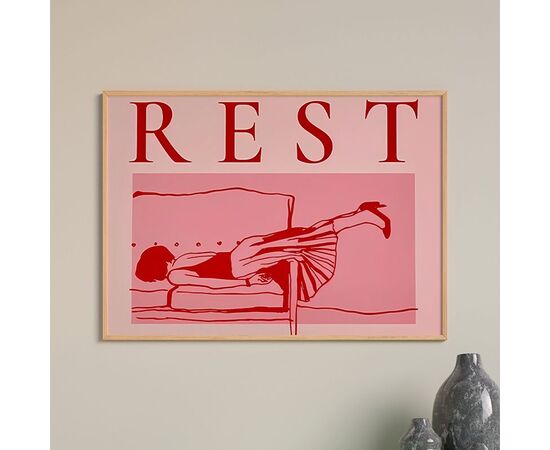 Πίνακας Restika pakoworld με ψηφιακή εκτύπωση και πλαίσιο 48x1.5x33εκ - ΠΙΝΑΚΕΣ στο Milonadakis.gr