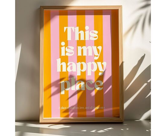 Πίνακας Happo pakoworld με ψηφιακή εκτύπωση και πλαίσιο 33x1.5x48εκ - ΠΙΝΑΚΕΣ στο Milonadakis.gr