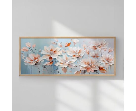 Πίνακας Flowery pakoworld με ψηφιακή εκτύπωση και πλαίσιο 120x2x50εκ - ΠΙΝΑΚΕΣ στο Milonadakis.gr