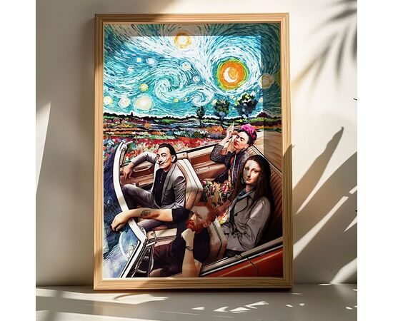 Πίνακας Heavento pakoworld με ψηφιακή εκτύπωση και πλαίσιο 50x2x70εκ - ΠΙΝΑΚΕΣ στο Milonadakis.gr