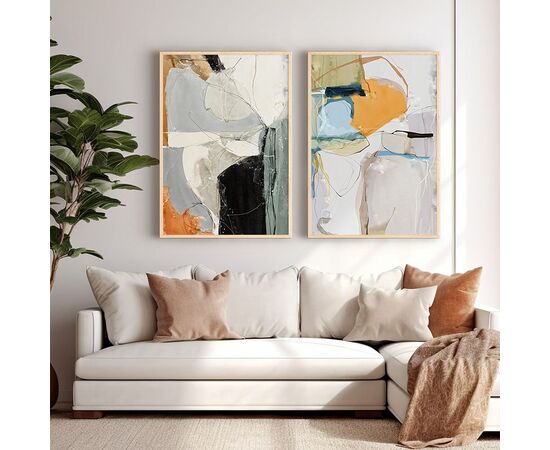 Πίνακας Nicosse pakoworld δίπτυχος με ψηφιακή εκτύπωση και πλαίσιο 33x1.5x48εκ - ΠΙΝΑΚΕΣ στο Milonadakis.gr