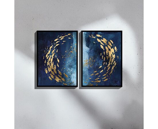 Πίνακας Bencia I pakoworld δίπτυχος με ψηφιακή εκτύπωση και πλαίσιο 33x1.5x48εκ - ΠΙΝΑΚΕΣ στο Milonadakis.gr