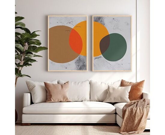 Πίνακας Derdia pakoworld δίπτυχος με ψηφιακή εκτύπωση και πλαίσιο 33x1.5x48εκ - ΠΙΝΑΚΕΣ στο Milonadakis.gr