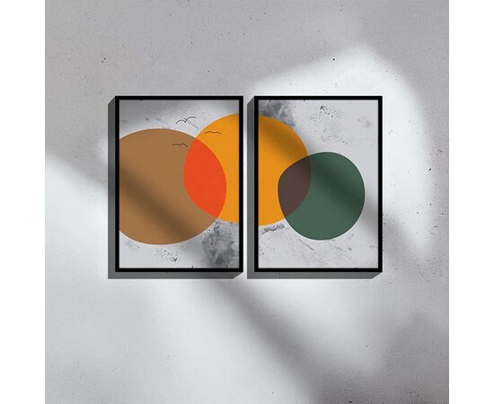 Πίνακας Derdia I pakoworld δίπτυχος με ψηφιακή εκτύπωση και πλαίσιο 33x1.5x48εκ - ΠΙΝΑΚΕΣ στο Milonadakis.gr