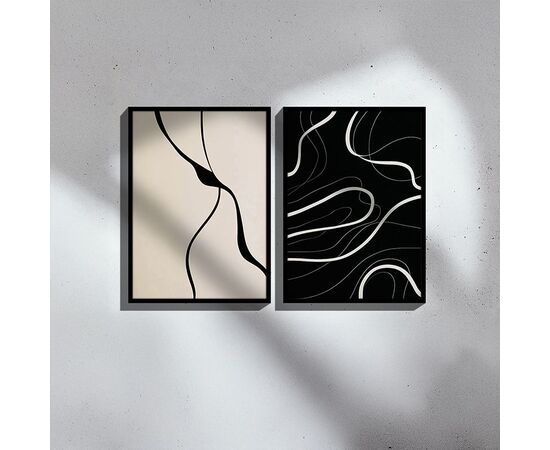 Πίνακας Bennez I pakoworld δίπτυχος με ψηφιακή εκτύπωση και πλαίσιο 33x1.5x48εκ - ΠΙΝΑΚΕΣ στο Milonadakis.gr