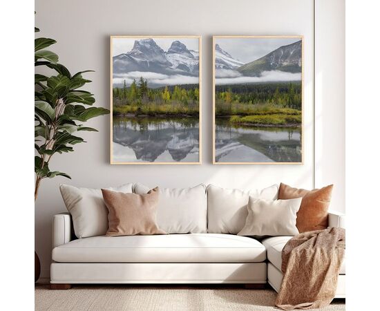 Πίνακας Leron pakoworld δίπτυχος με ψηφιακή εκτύπωση και πλαίσιο 33x1.5x48εκ - ΠΙΝΑΚΕΣ στο Milonadakis.gr