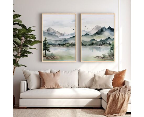 Πίνακας Crelo pakoworld δίπτυχος με ψηφιακή εκτύπωση και πλαίσιο 33x1.5x48εκ - ΠΙΝΑΚΕΣ στο Milonadakis.gr