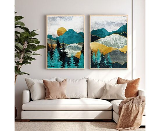 Πίνακας Lovas pakoworld δίπτυχος με ψηφιακή εκτύπωση και πλαίσιο 33x1.5x48εκ - ΠΙΝΑΚΕΣ στο Milonadakis.gr