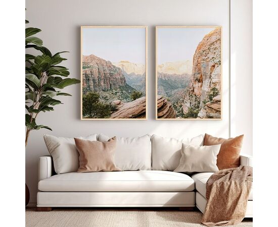 Πίνακας Secrea pakoworld δίπτυχος με ψηφιακή εκτύπωση και πλαίσιο 33x1.5x48εκ - ΠΙΝΑΚΕΣ στο Milonadakis.gr