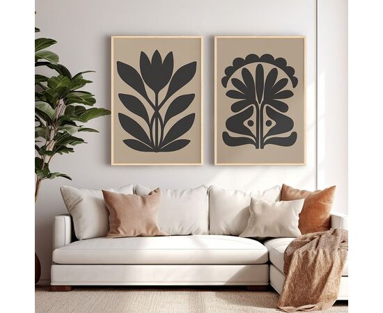 Πίνακας Tianta pakoworld δίπτυχος με ψηφιακή εκτύπωση και πλαίσιο 33x1.5x48εκ - ΠΙΝΑΚΕΣ στο Milonadakis.gr