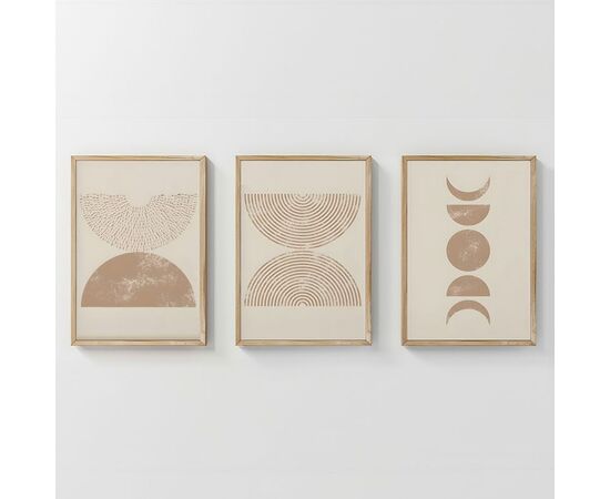 Πίνακας Klipen  pakoworld τρίπτυχος με ψηφιακή εκτύπωση και πλαίσιο 33x1.5x48εκ - ΠΙΝΑΚΕΣ στο Milonadakis.gr