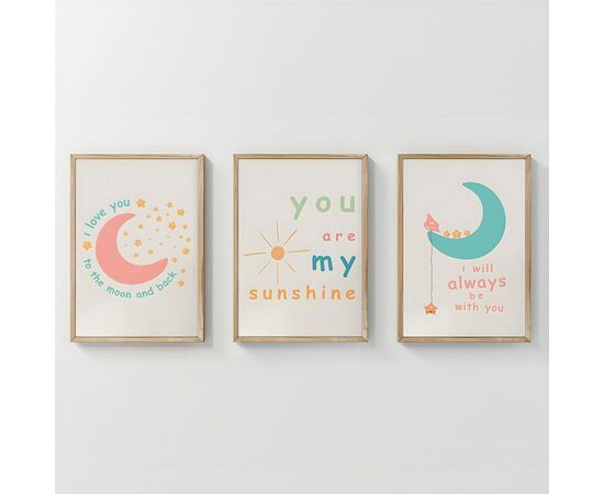 Πίνακας Pepy pakoworld τρίπτυχος με ψηφιακή εκτύπωση και πλαίσιο 33x1.5x48εκ - ΠΙΝΑΚΕΣ στο Milonadakis.gr