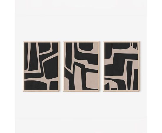 Πίνακας Jelenta  pakoworld τρίπτυχος με ψηφιακή εκτύπωση και πλαίσιο 33x1.5x48εκ - ΠΙΝΑΚΕΣ στο Milonadakis.gr