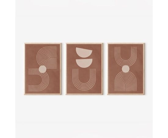 Πίνακας Banba  pakoworld τρίπτυχος με ψηφιακή εκτύπωση και πλαίσιο 33x1.5x48εκ - ΠΙΝΑΚΕΣ στο Milonadakis.gr