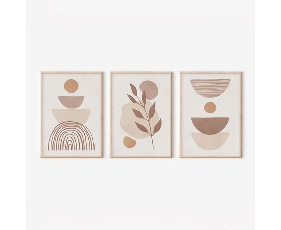 Πίνακας Binbia pakoworld τρίπτυχος με ψηφιακή εκτύπωση και πλαίσιο 33x1.5x48εκ - ΠΙΝΑΚΕΣ στο Milonadakis.gr