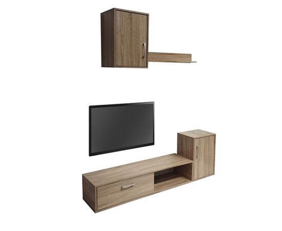 Σύνθετο σαλονιού Ranian pakoworld μελαμίνης sonoma - ΣΥΝΘΕΣΕΙΣ ΣΑΛΟΝΙΟΥ στο Milonadakis.gr