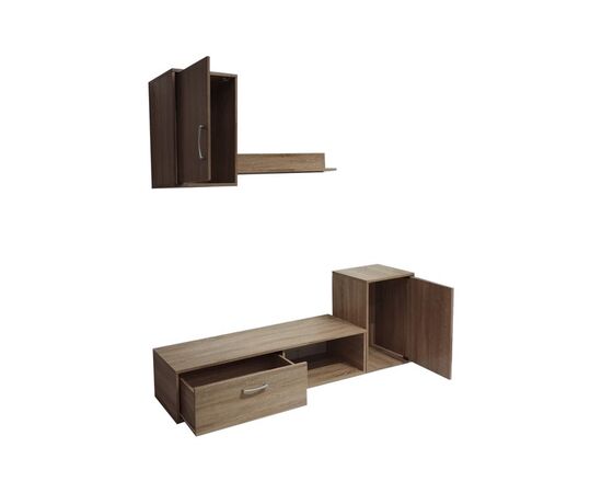 Σύνθετο σαλονιού Ranian pakoworld μελαμίνης sonoma - ΣΥΝΘΕΣΕΙΣ ΣΑΛΟΝΙΟΥ στο Milonadakis.gr