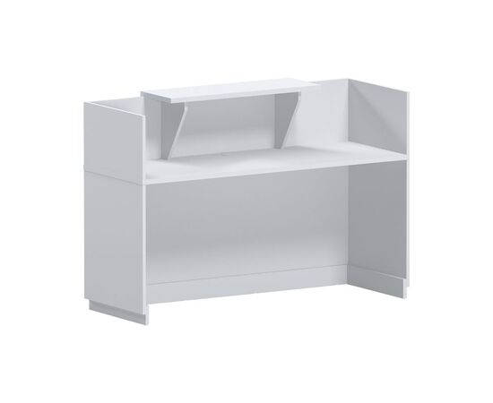 Γραφείο reception Lotus pakoworld σε λευκή απόχρωση  140x70x110εκ - ΓΡΑΦΕΙΑ στο Milonadakis.gr