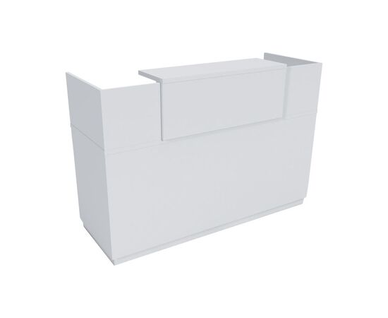 Γραφείο reception Lotus pakoworld σε λευκή απόχρωση  140x70x110εκ - ΓΡΑΦΕΙΑ στο Milonadakis.gr