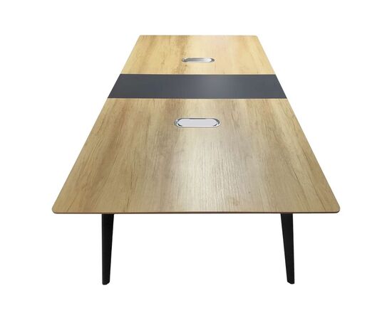 Τραπέζι συνεδριάσεων επαγγελματικό Denith pakoworld ανθρακί-φυσικό 240x120x75εκ - ΓΡΑΦΕΙΑ στο Milonadakis.gr