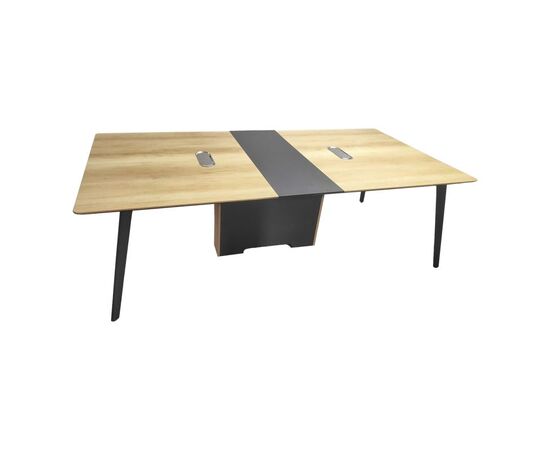 Τραπέζι συνεδριάσεων επαγγελματικό Denith pakoworld ανθρακί-φυσικό 240x120x75εκ - ΓΡΑΦΕΙΑ στο Milonadakis.gr