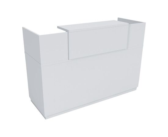 Γραφείο reception Lotus pakoworld σε λευκή απόχρωση  180x70x110εκ - ΓΡΑΦΕΙΑ στο Milonadakis.gr