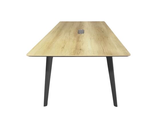 Τραπέζι συνεδριάσεων επαγγελματικό Denith pakoworld ανθρακί-φυσικό 180x100x75εκ - ΓΡΑΦΕΙΑ στο Milonadakis.gr