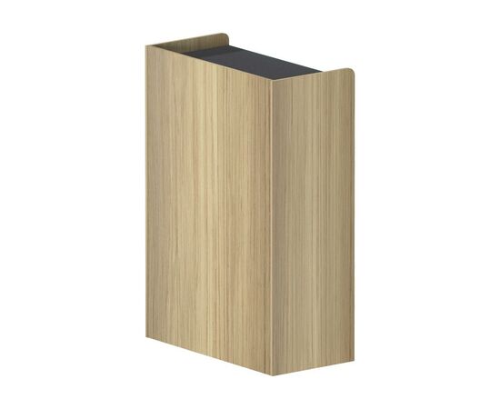 Ντουλάπι γραφείου χαμηλό Lotus pakoworld σε φυσική-ανθρακί απόχρωση 80x40x120εκ - ΝΤΟΥΛΑΠΙΑ στο Milonadakis.gr