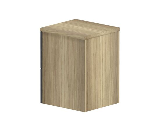 Συρταριέρα επαγγελματική τροχήλατη Lotus pakoworld 3ων συρταριών σε φυσική-ανθρακί απόχρωση 40x44x61εκ - ΣΥΡΤΑΡΙΕΡΕΣ στο Milonadakis.gr