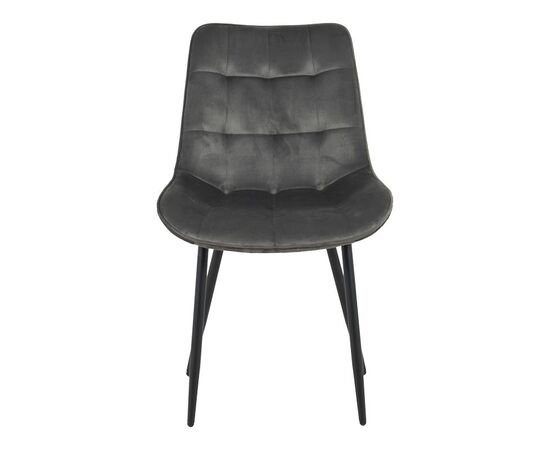 Καρέκλα Berne pakoworld βελούδο σε ανθρακί απόχρωση 53x62x84εκ - ΚΑΡΕΚΛΕΣ - ΠΟΛΥΘΡΟΝΕΣ ΕΣ. στο Milonadakis.gr