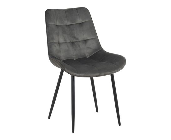 Καρέκλα Berne pakoworld βελούδο σε ανθρακί απόχρωση 53x62x84εκ - ΚΑΡΕΚΛΕΣ - ΠΟΛΥΘΡΟΝΕΣ ΕΣ. στο Milonadakis.gr