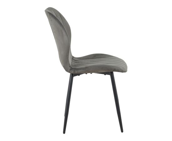 Καρέκλα Jelour pakoworld βελούδο σε ανθρακι απόχρωση 46.5x60x84εκ - ΚΑΡΕΚΛΕΣ - ΠΟΛΥΘΡΟΝΕΣ ΕΣ. στο Milonadakis.gr