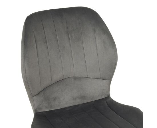 Καρέκλα Jelour pakoworld βελούδο σε ανθρακι απόχρωση 46.5x60x84εκ - ΚΑΡΕΚΛΕΣ - ΠΟΛΥΘΡΟΝΕΣ ΕΣ. στο Milonadakis.gr