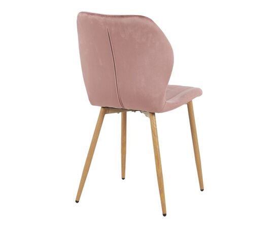 Καρέκλα Jelour pakoworld βελούδο σε σάπιο μήλο απόχρωση-πόδια φυσικά μεταλλικά 46.5x60x84εκ - ΚΑΡΕΚΛΕΣ - ΠΟΛΥΘΡΟΝΕΣ ΕΣ. στο Milonadakis.gr