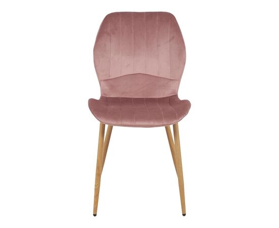 Καρέκλα Jelour pakoworld βελούδο σε σάπιο μήλο απόχρωση-πόδια φυσικά μεταλλικά 46.5x60x84εκ - ΚΑΡΕΚΛΕΣ - ΠΟΛΥΘΡΟΝΕΣ ΕΣ. στο Milonadakis.gr