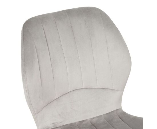 Καρέκλα Jelour pakoworld βελούδο σε γκρι απόχρωση-πόδια φυσικά μεταλλικά 46.5x60x84εκ - ΚΑΡΕΚΛΕΣ - ΠΟΛΥΘΡΟΝΕΣ ΕΣ. στο Milonadakis.gr