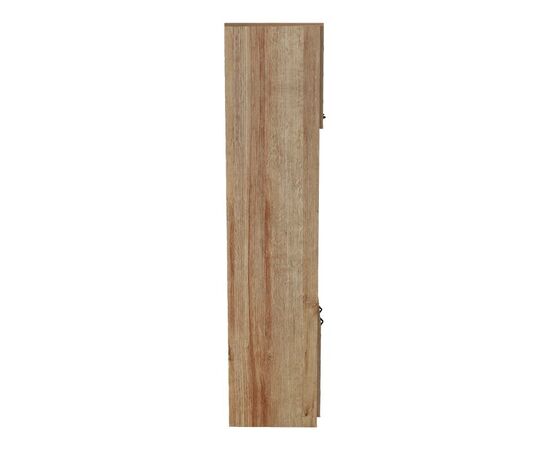 Ντουλάπα κουζίνας Rowan pakoworld σε ανθρακί-oak απόχρωση 60x42x182εκ - ΟΡΓΑΝΩΣΗ ΣΠΙΤΙΟΥ στο Milonadakis.gr