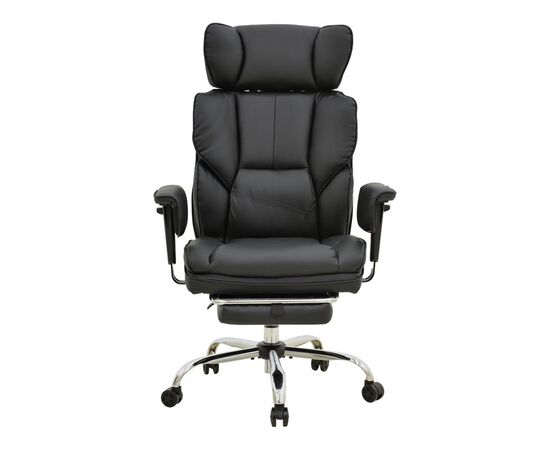 Καρέκλα γραφείου διευθυντή με υποπόδιο Zanci pakoworld pu μαυρο 70x66x112-120εκ - ΚΑΡΕΚΛΕΣ ΓΡΑΦΕΙΟΥ στο Milonadakis.gr