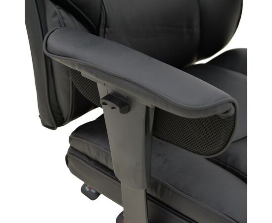 Καρέκλα γραφείου διευθυντή με υποπόδιο Zanci pakoworld pu μαυρο 70x66x112-120εκ - ΚΑΡΕΚΛΕΣ ΓΡΑΦΕΙΟΥ στο Milonadakis.gr