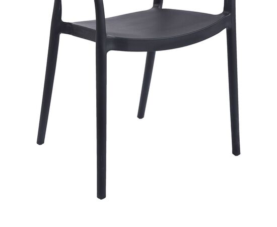 Πολυθρόνα Ankara pakoworld στοιβαζόμενη pp-pe rattan σε μαύρη-φυσική απόχρωση 54x55.5x77εκ - ΚΑΡΕΚΛΕΣ - ΠΟΛΥΘΡΟΝΕΣ στο Milonadakis.gr